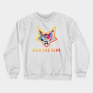 Rich Fox Club Colorful T-Shirt Crewneck Sweatshirt